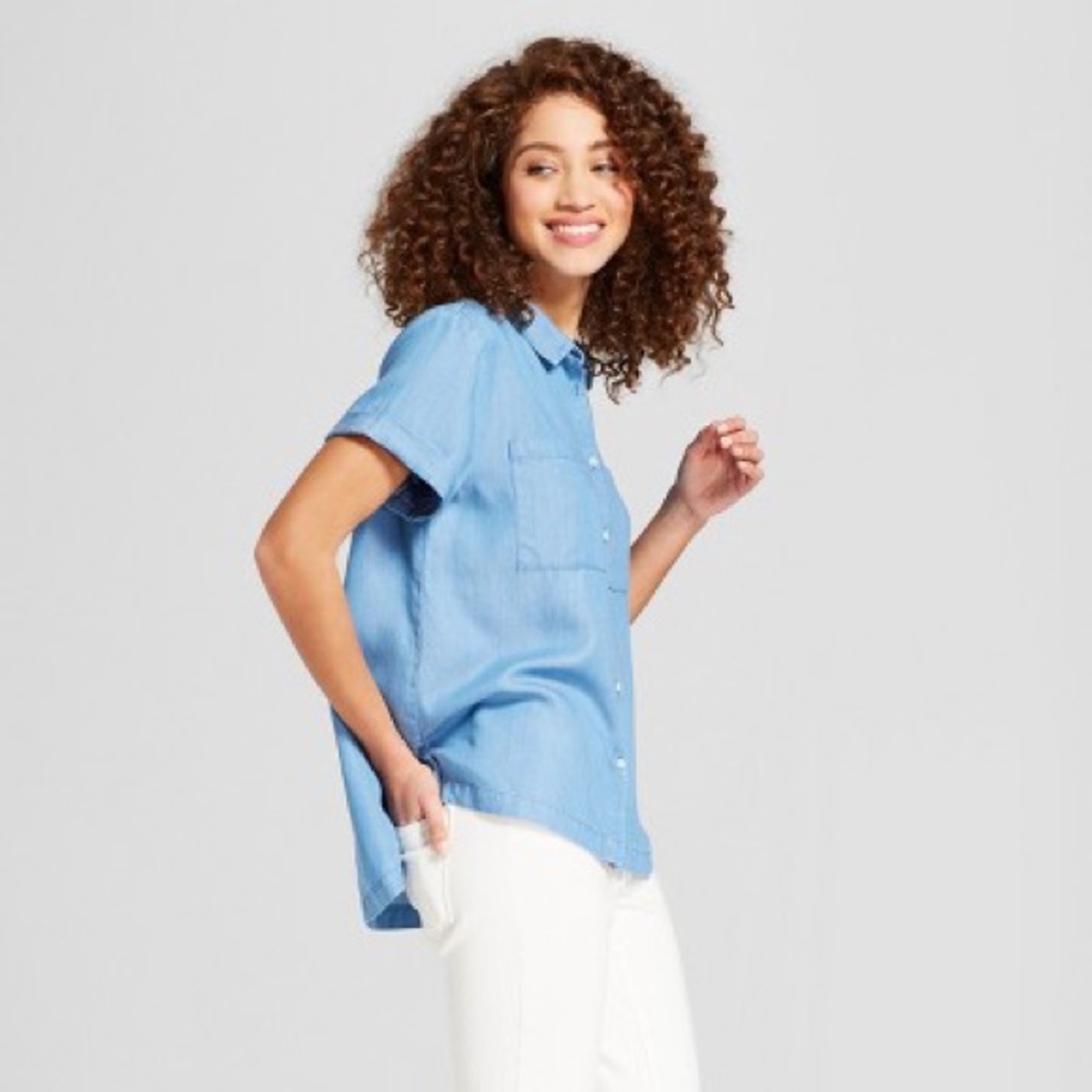 Blue Button Down